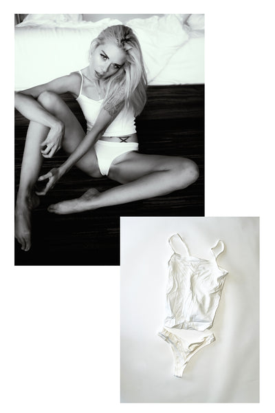 Paige Elighte T-Shirt and G-String Wardrobe as seen in her photo shoot with STRIPLV Magazine
