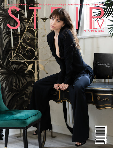STRIPLV Issue #228 with Melodie Luz, Amanda Seyfried, Jacob Elordi, Karen Cardona, Natalie Portman, Dakota Johnson, Margaret Qualley, Florence Pugh, Diane Kruger, Noga Erez, Heather Vahn, Erica Cherry, Youlia Hot, and more