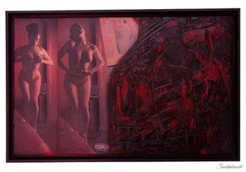 ART by Santodonato:  "By The Hour" framed original painting