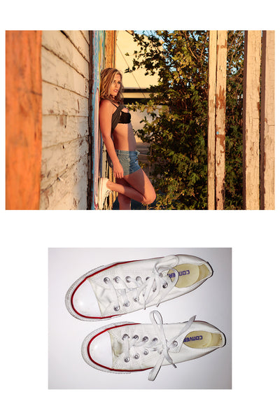 Sasha Heart Converse Sneakers